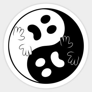 Yin Yanghost Sticker